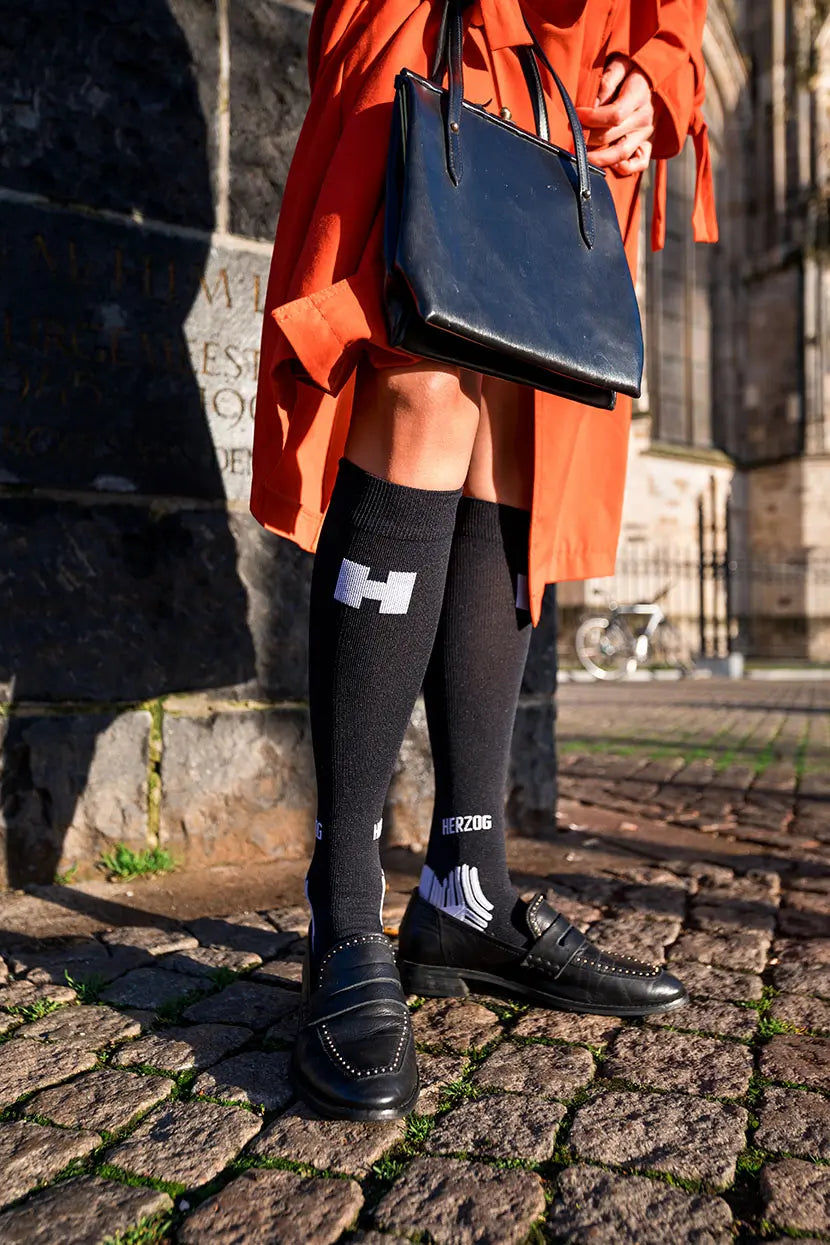 Support Compressiekousen Zwart